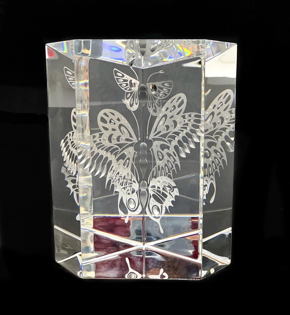 Steuben - Garden Butterflies - by Bernard X Wolff (1 of 8)