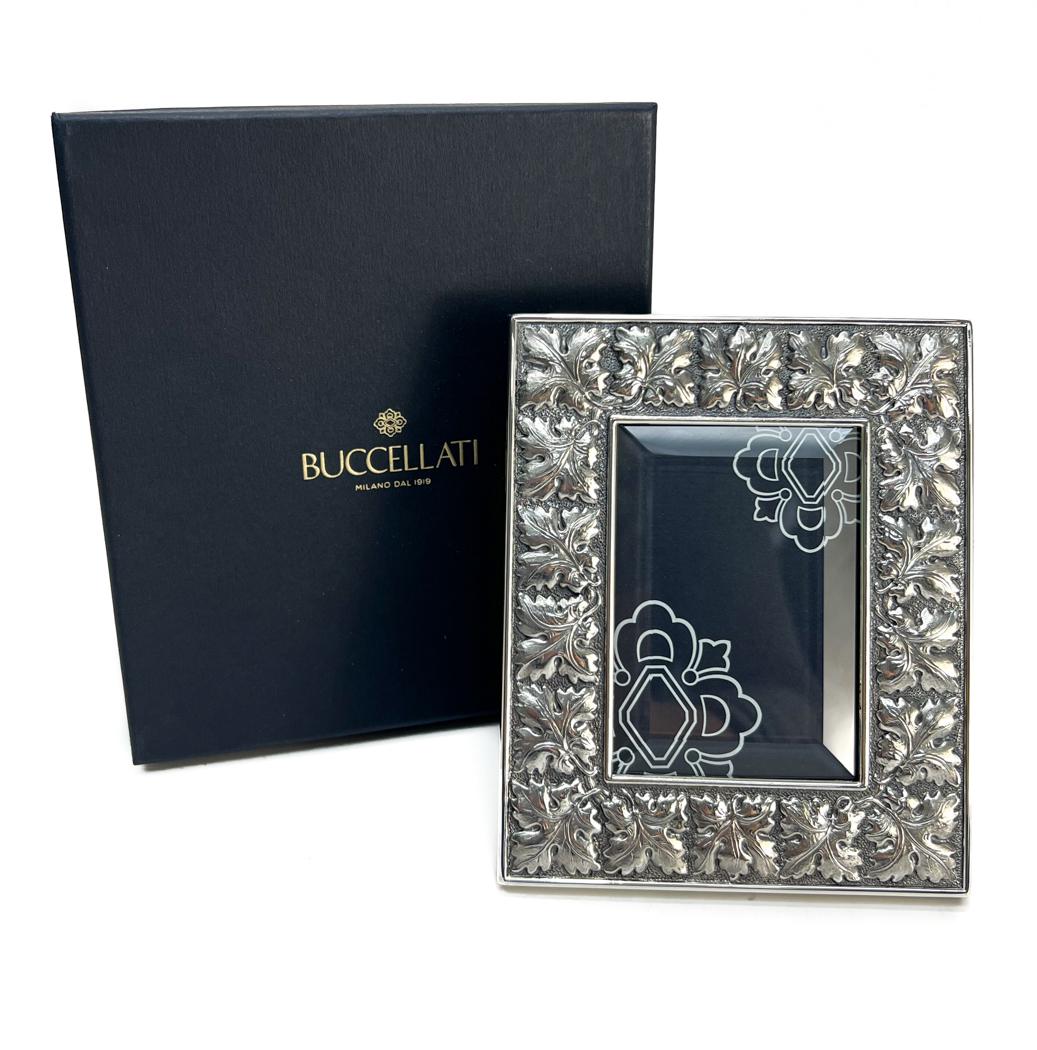 Buccellati Italian Sterling Silver Leaf Photo Frame (1 of 6)