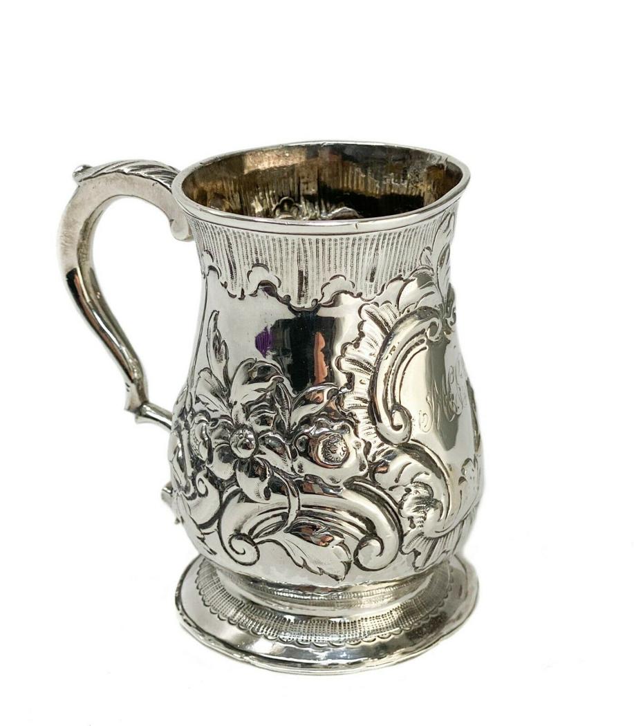 John Lambe England Sterling Silver Mug or Cup, 1782 (1 of 6)