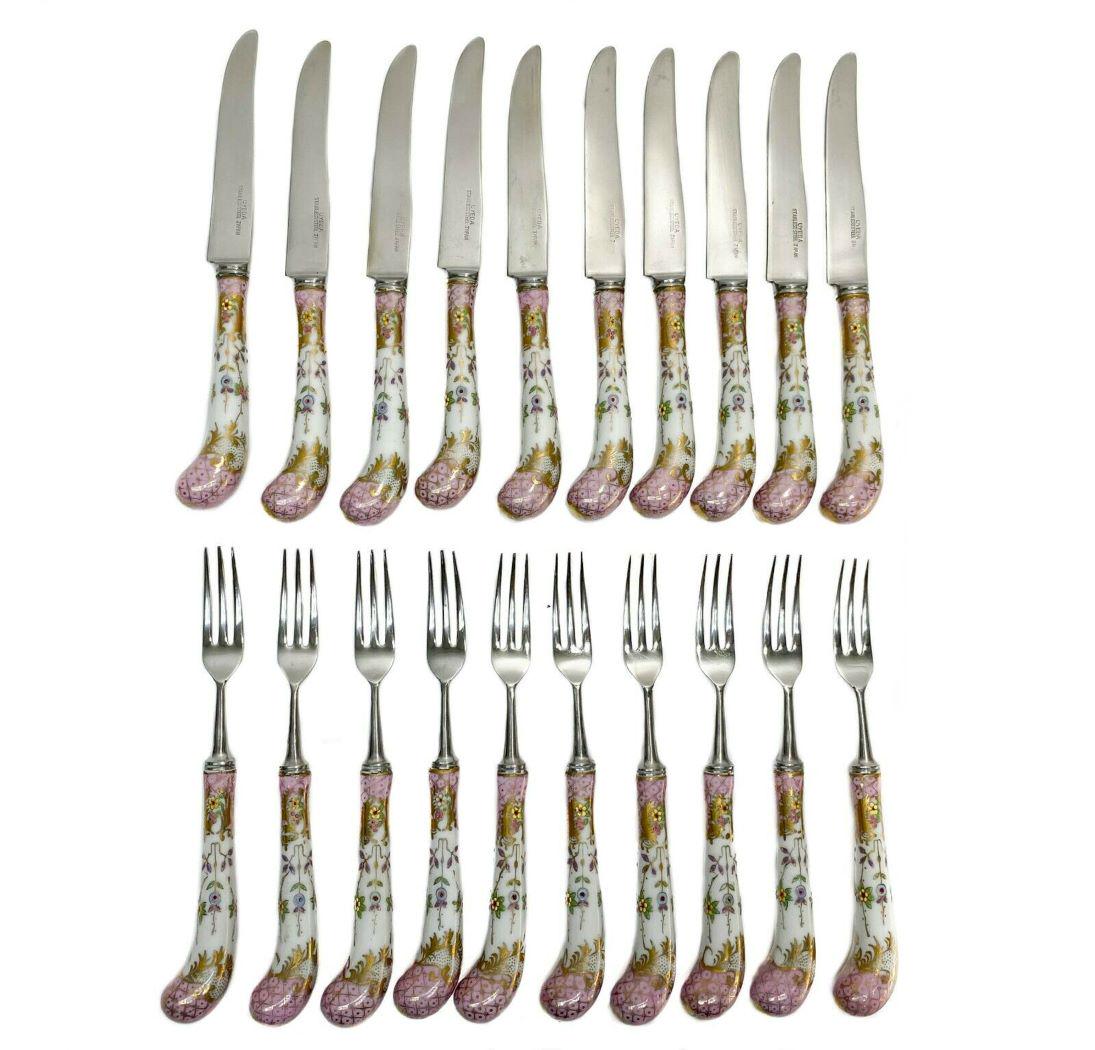 Dresden Style Stainless Steel Porcelain Dessert (1 of 3)