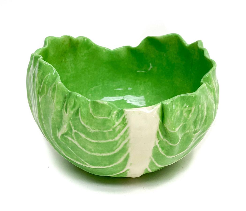 Dodie Thayer Pottery Lettuce Leaf Earthenware Small (1 of 5)