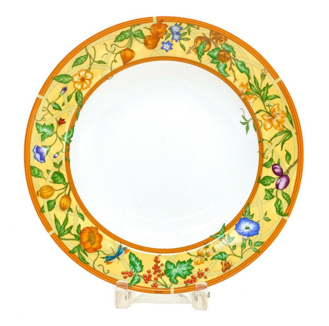 Hermes Paris Porcelain Deep Round Platter in La Siesta (1 of 6)