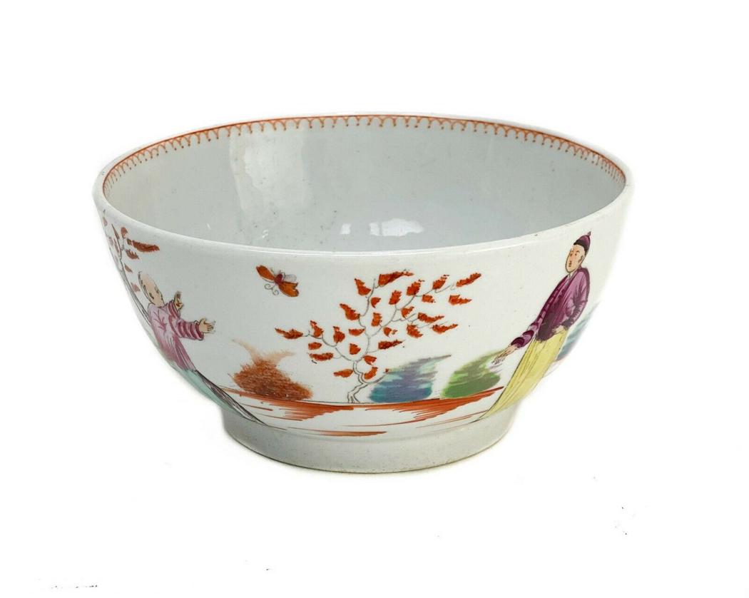 Lowestoft England Porcelain Chinoiserie Waste Bowl (1 of 6)