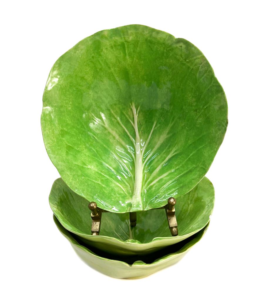3 Dodie Thayer Au Bon Gout Earthenware Lettuce Bowls (1 of 11)