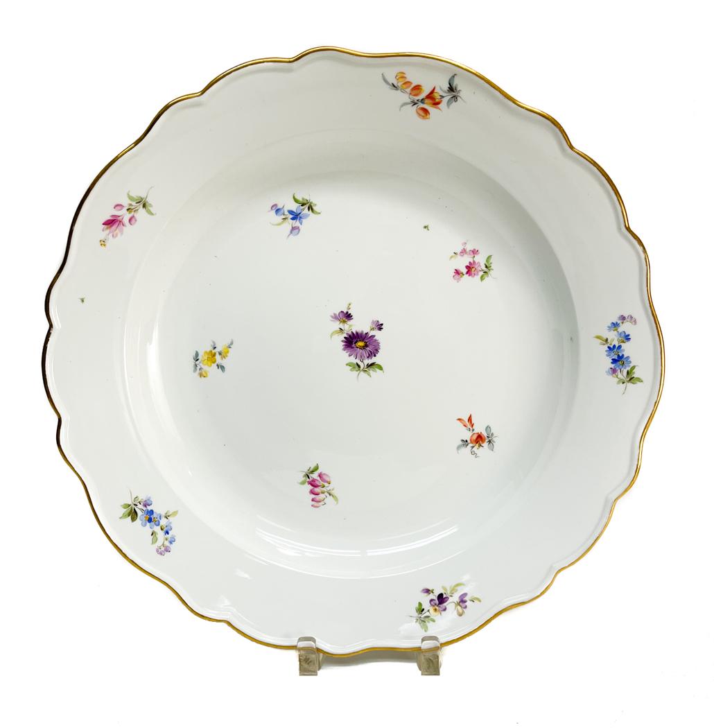 Meissen Germany Porcelain Round Serving Dish (1 of 6)
