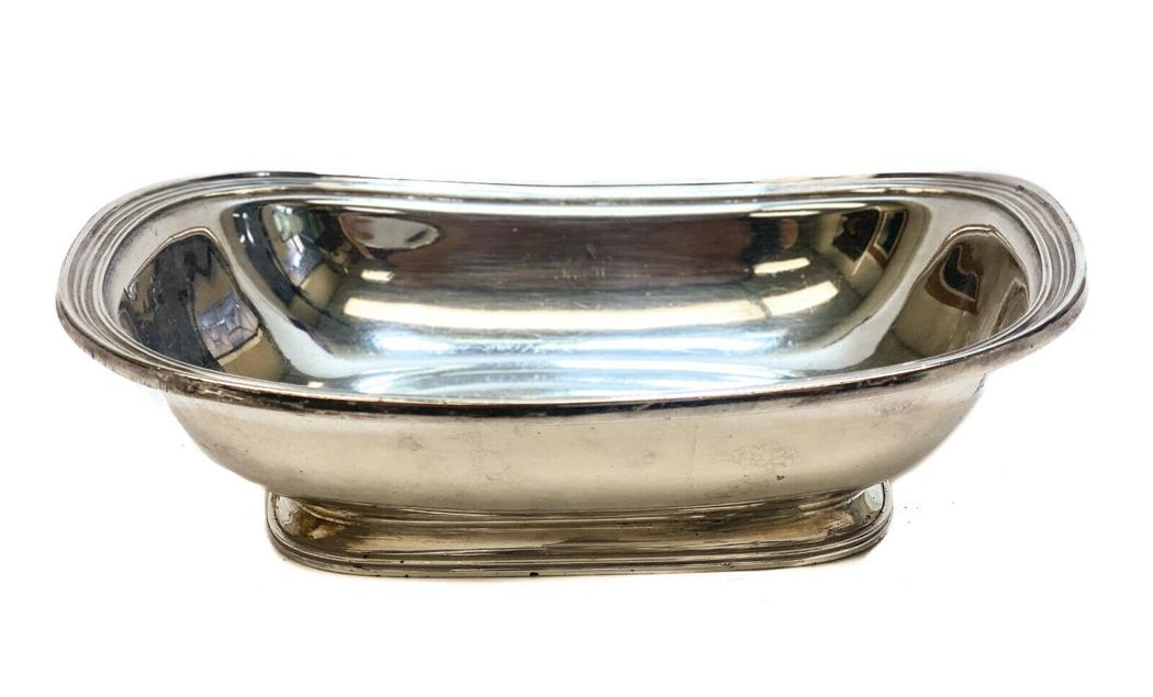 Tiffany & Co. Sterling Silver Footed Oval Bowl #124 (1 of 4)