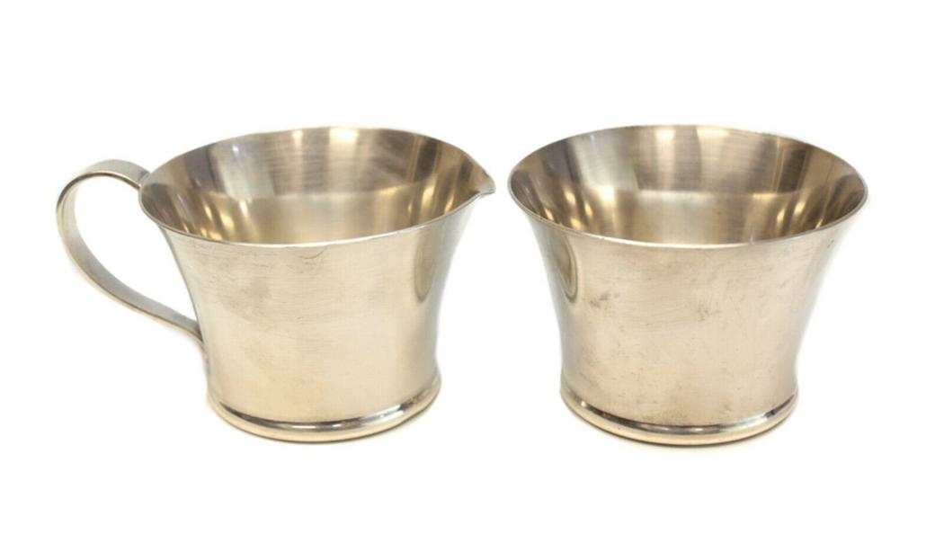 Porter Blanchard Sterling Silver Sugar & Creamer (1 of 3)