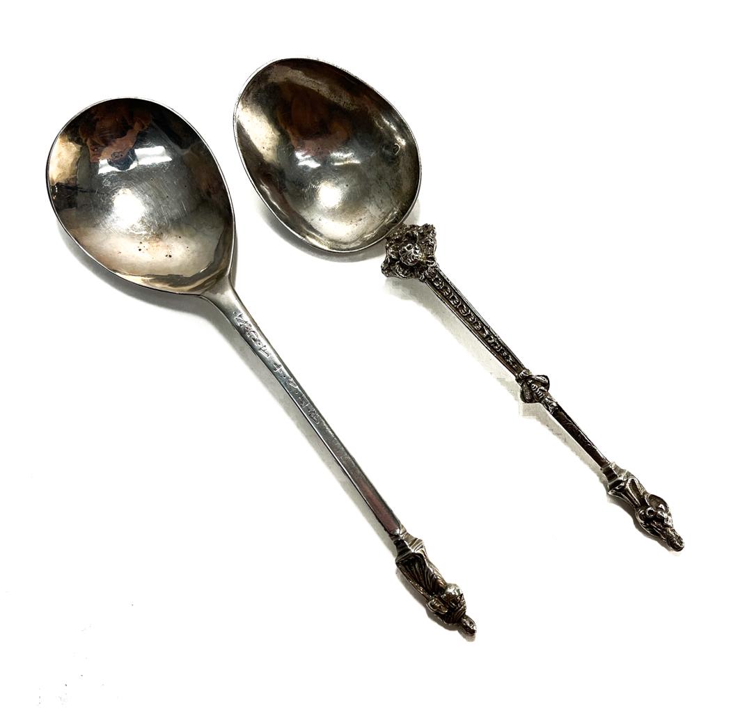 Pair 84 German Silver Spoons. (1 of 6)