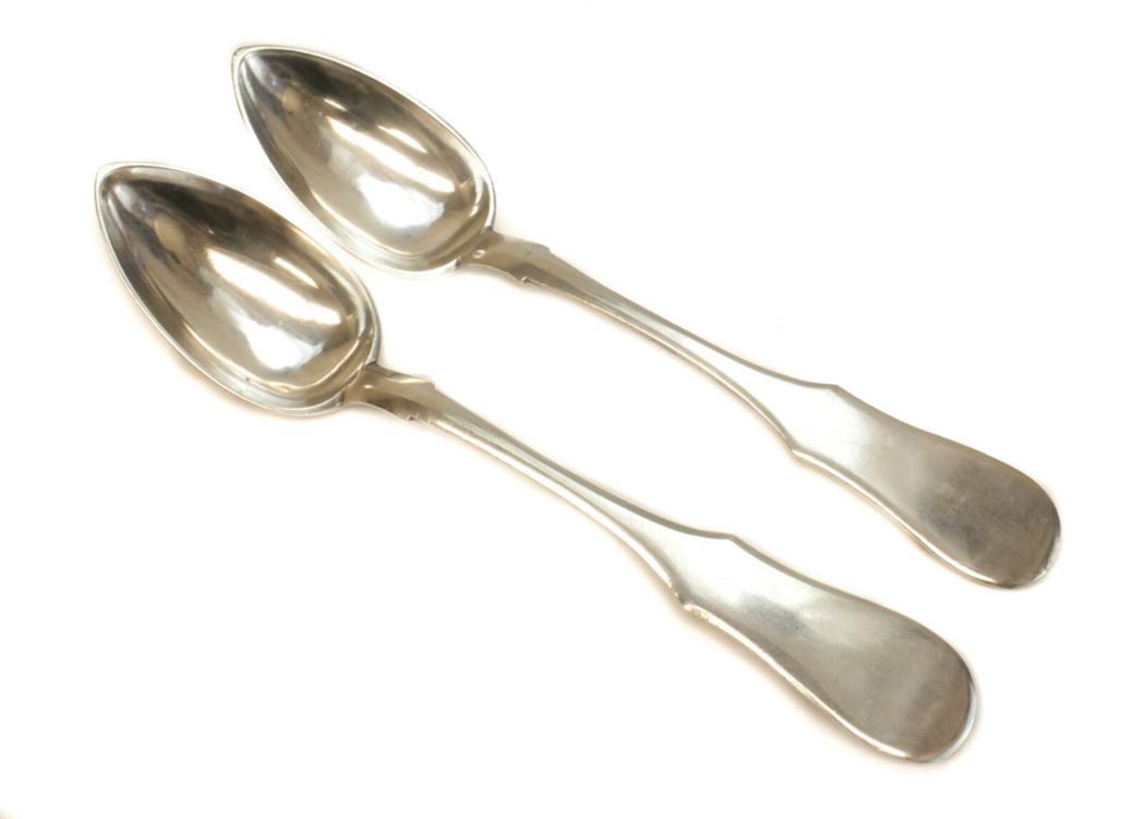 Shilioma Yalovtsin Russian 84 Silver Serving Spoons (1 of 3)