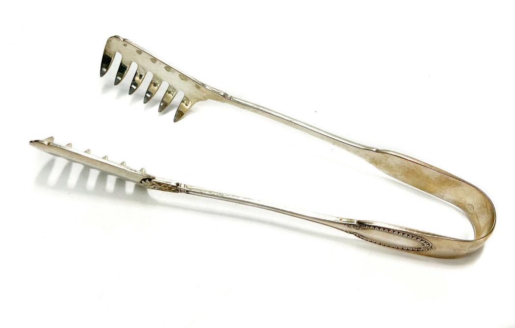 Buccellati Italian Sterling Silver Spaghetti Pasta Tongs in Empire Impero (1 of 5)