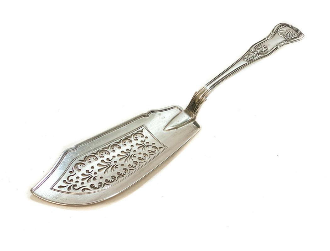 William Eaton Sterling Silver Fish Serving Knife, 1835 (1 of 6)