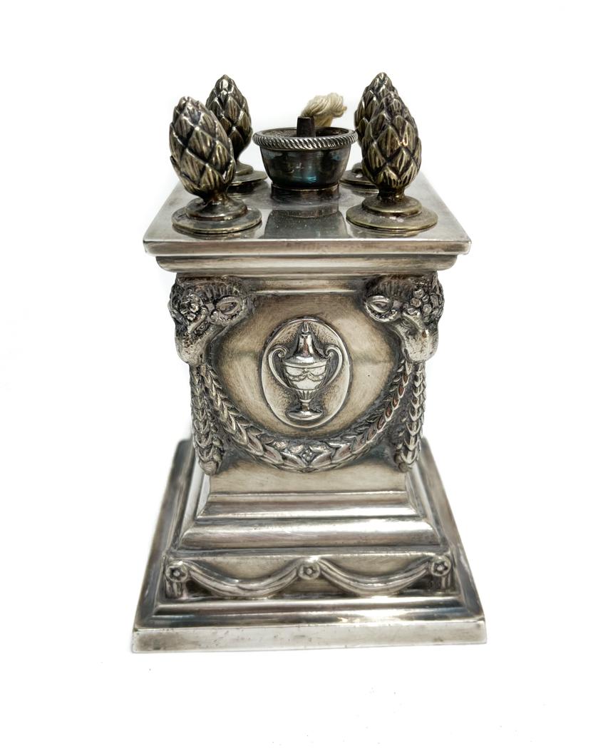 Richard Hodd & Son English Silverplate Table Lighter 1876 (1 of 9)