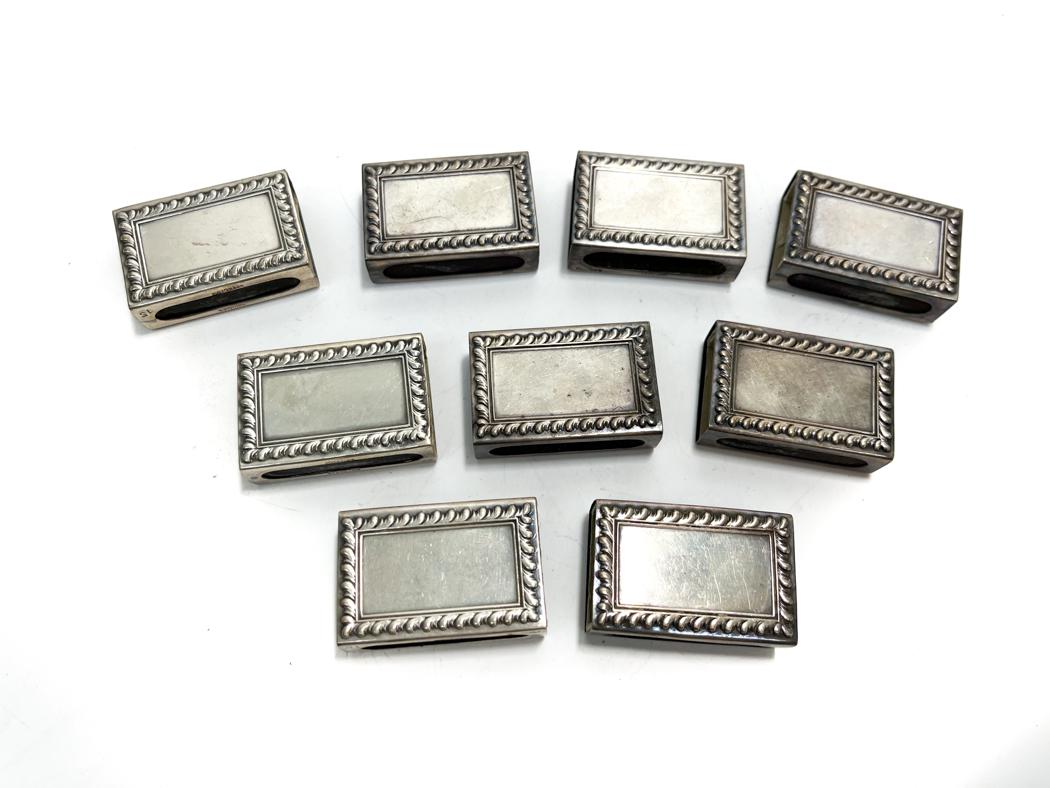 9 Cartier Sterling Silver Match Box Holders (1 of 5)