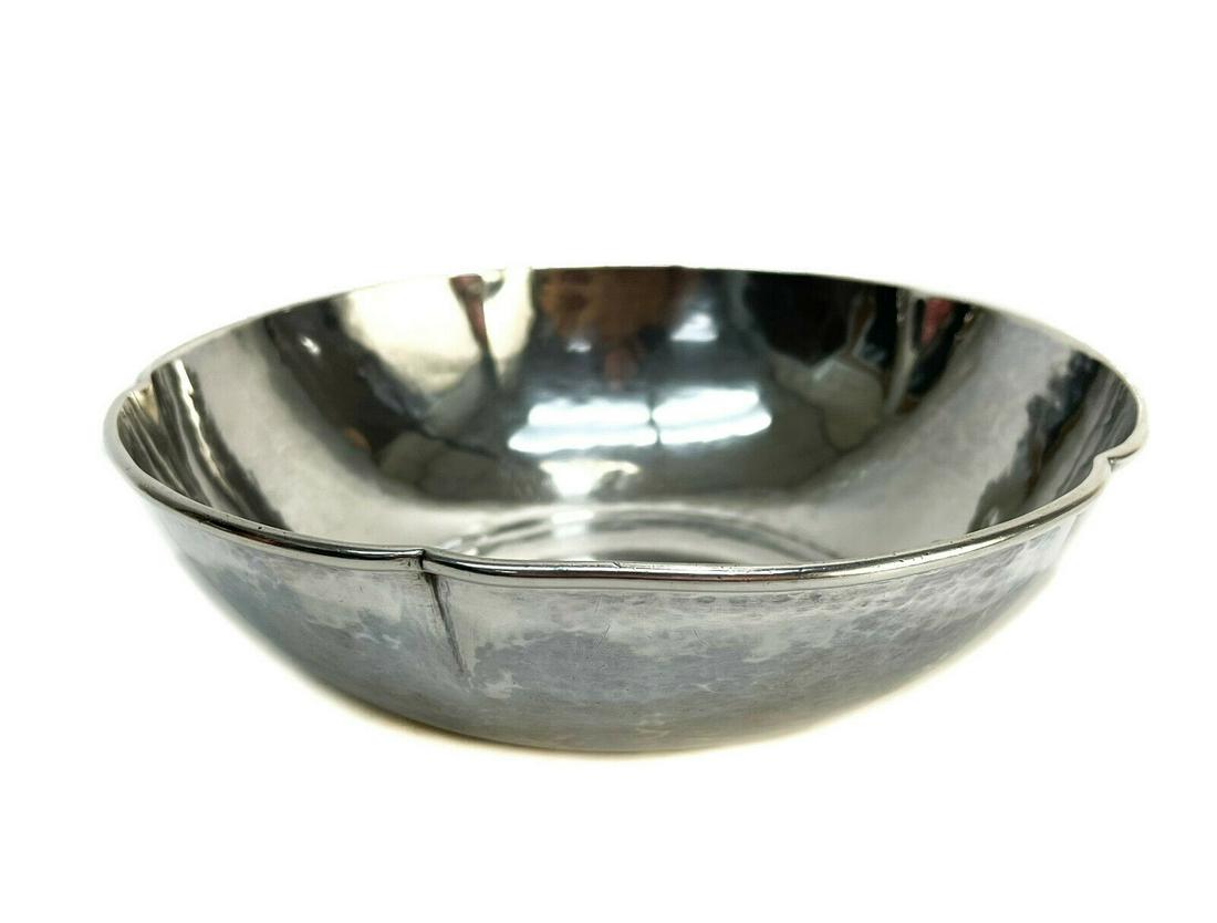 The Kalo Shops Hand Wrought Sterling Silver Bowl, Scalloped Edge (1 of 5)