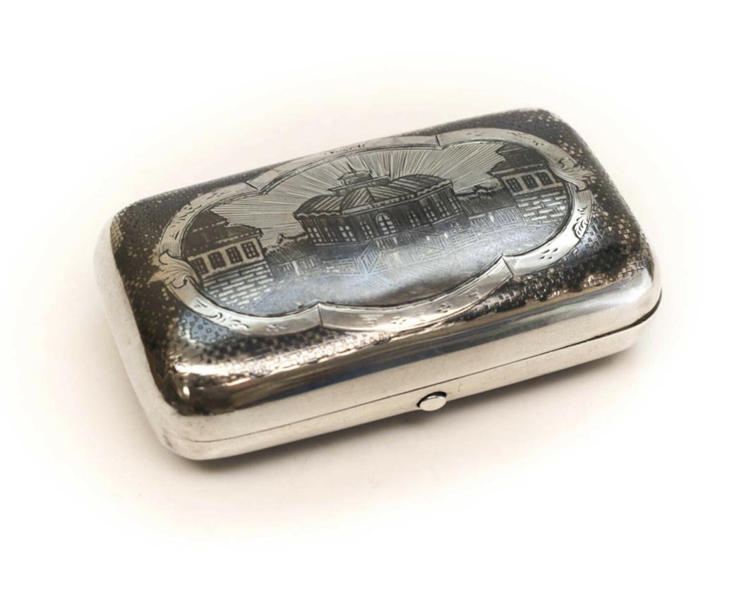 Viktor Vasilyevich Savinsky Russian Silver Niello Case (1 of 5)