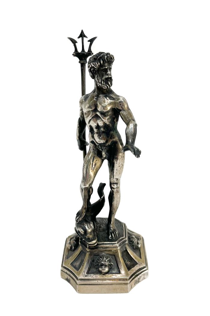 Maurizio Buzzetti 800 Silver Figurine of Poseidon (1 of 7)
