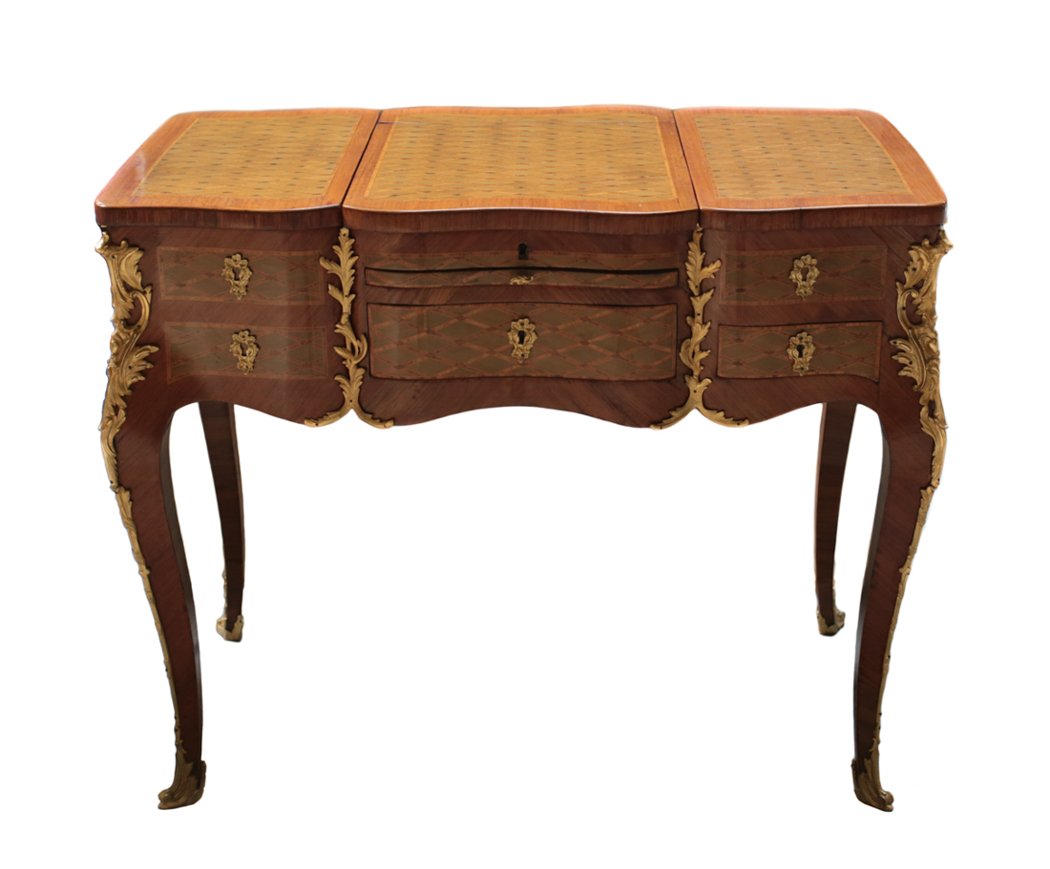 Parquetry Writing Desk (1 of 5)