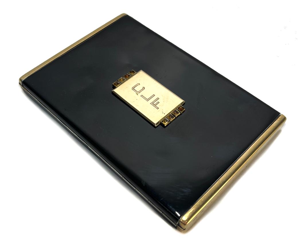 Art Deco Gold & Black Laquer Van Cleef & Arpels Box (1 of 11)