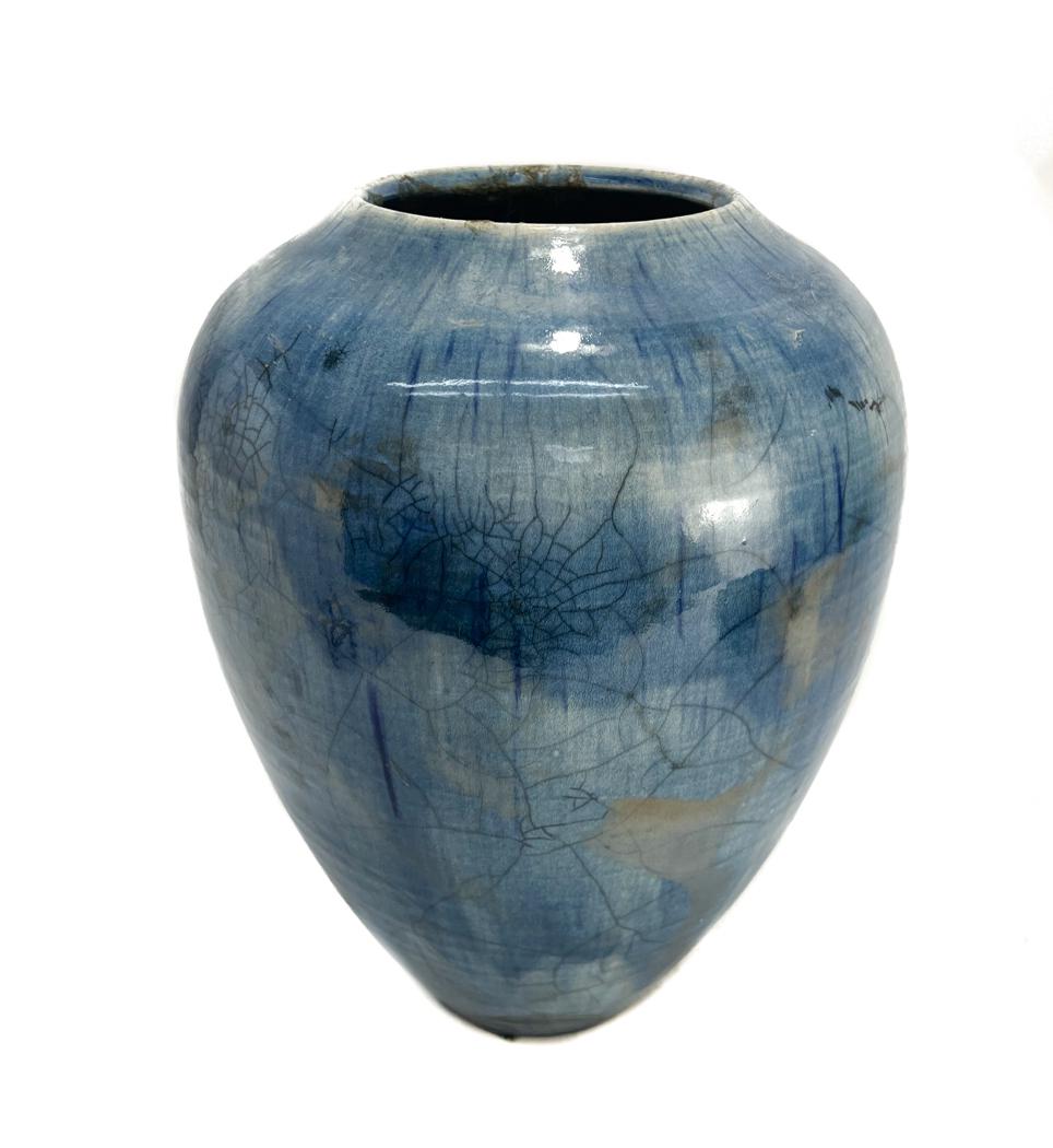 Cobalt Ceramic Pottery Modernist Vase by Drake (misssing photo) (1 of 6)