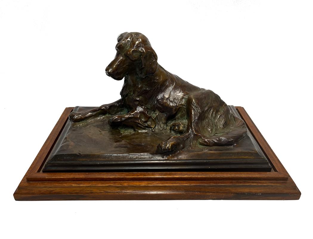 Sandy Scott Bronze Sculpture of a Dog (1 of 7)