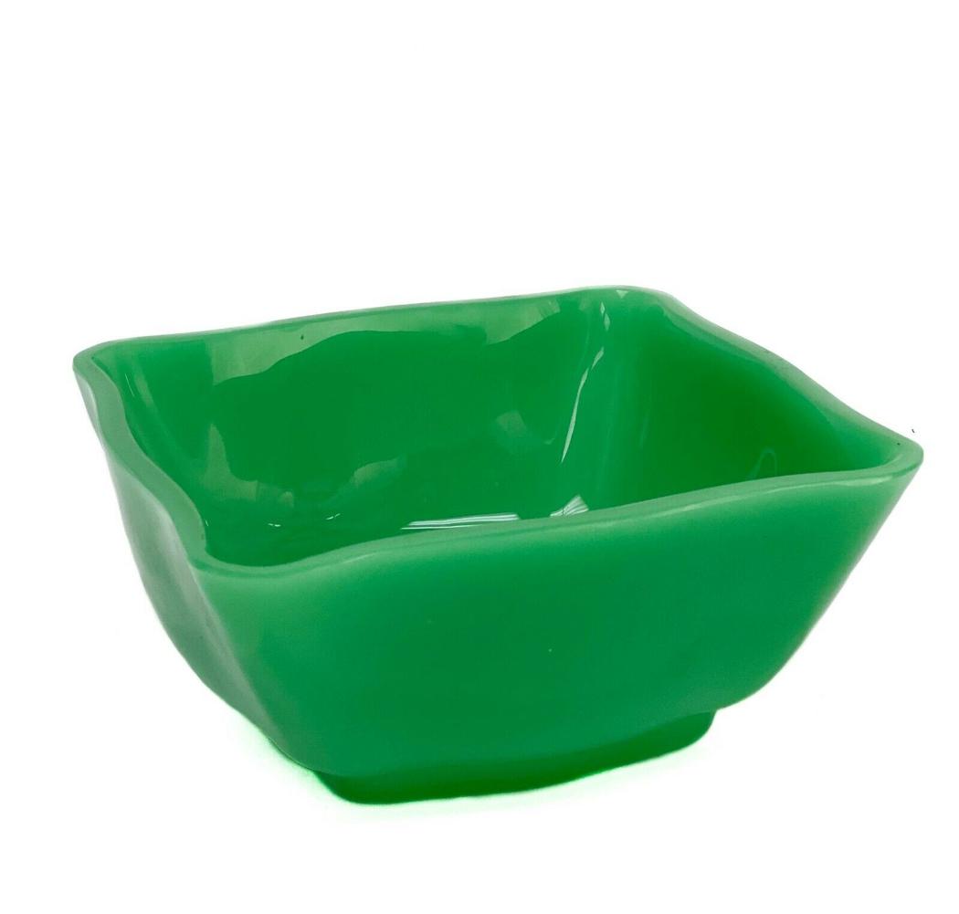 Steuben Carder Green Jade Glass Bowl, circa 1915 (1 of 5)