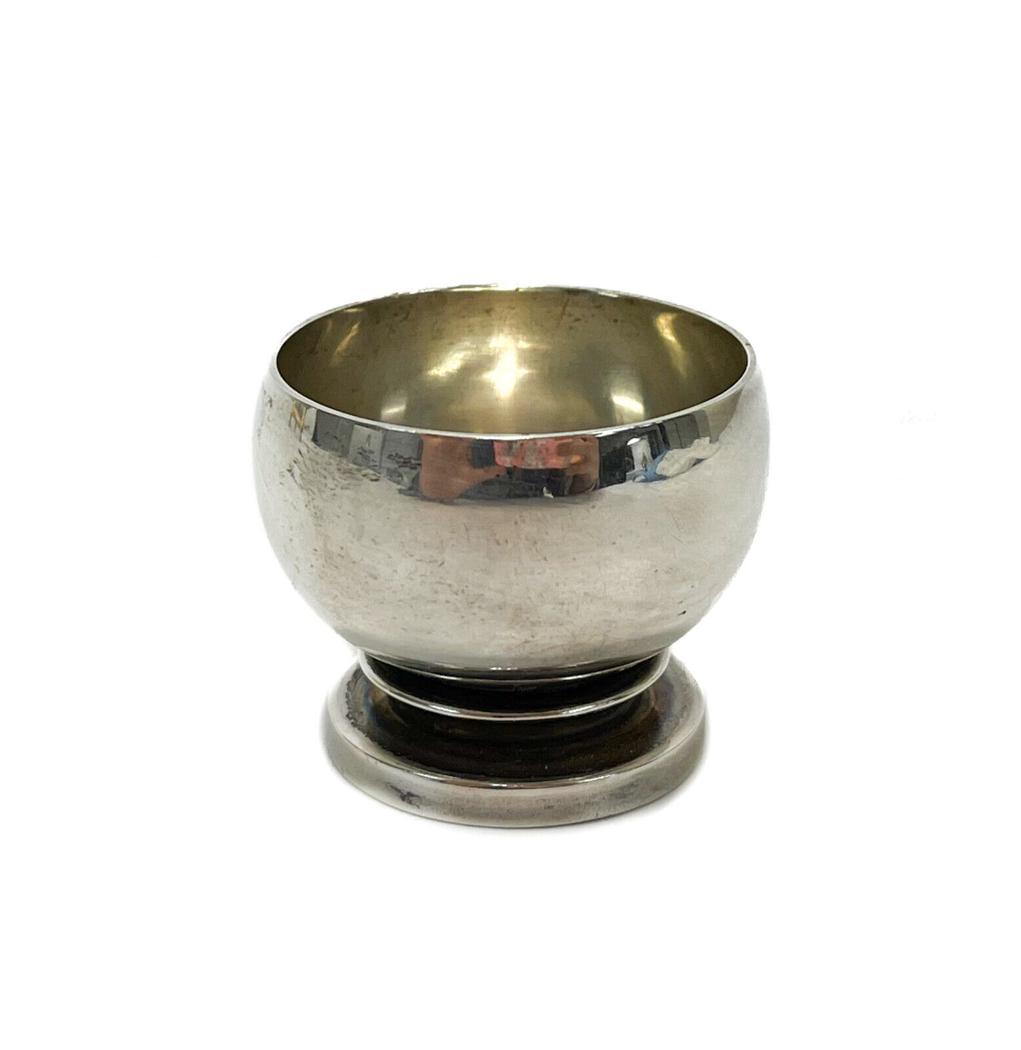 Georg Jensen Sterling Silver Open Pyramid Egg Cup by Harald Nielson #585 (1 of 12)