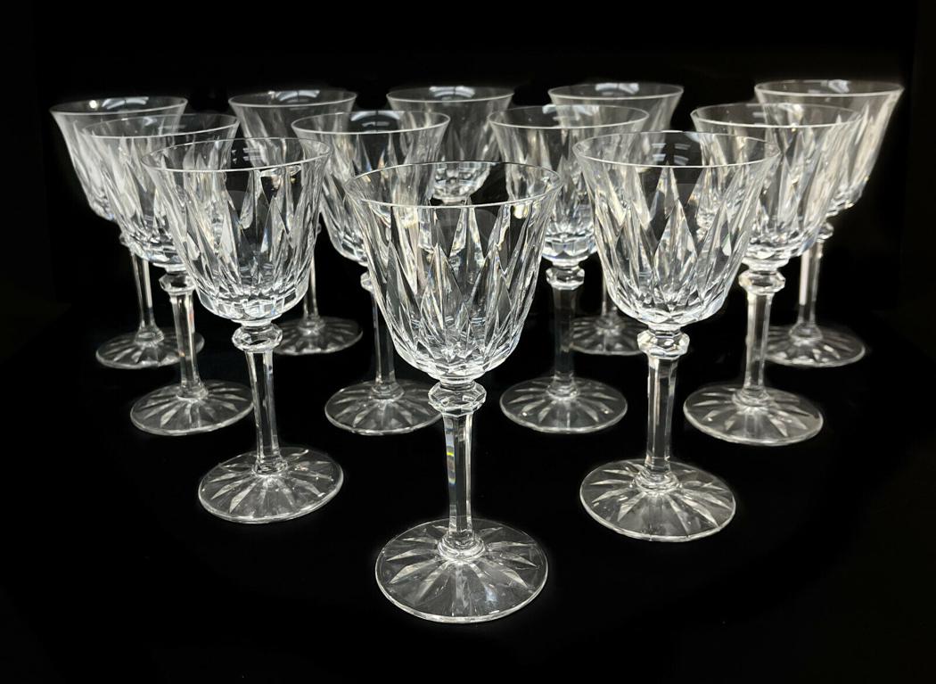 12 St. Louis France Glass Water Goblets in Provence (1 of 4)