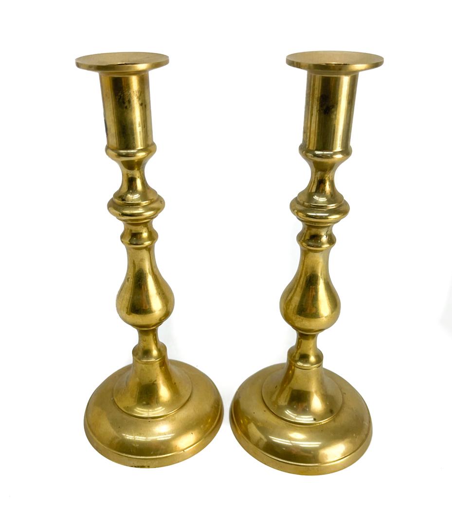Pair Brass Candlesticks (1 of 4)