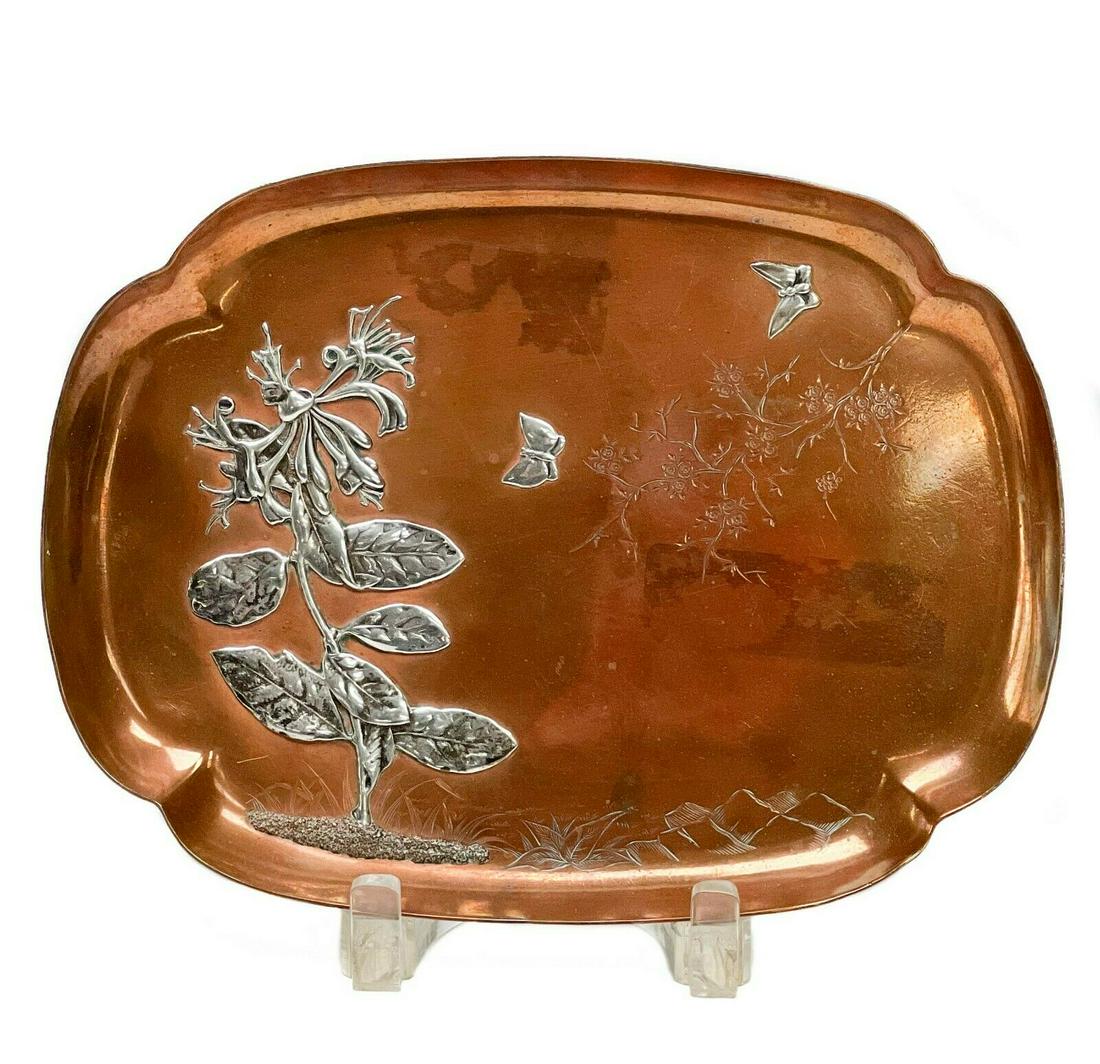 Gorham Mixed Metal Aesthetic Copper Tray (1 of 5)