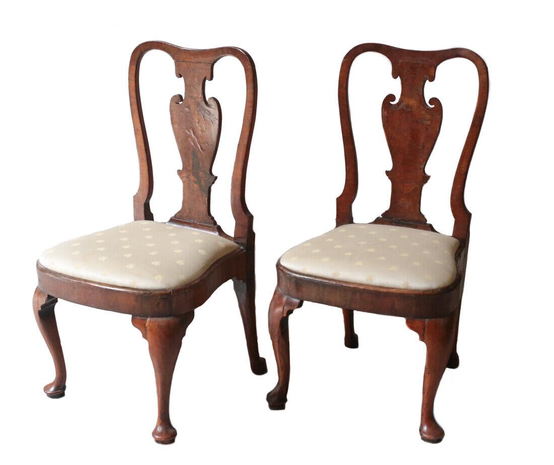 George II Walnut and Elmwood Side Chairs, circa 1740 - No Reserve (1 of 7)