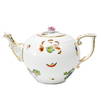 Herend Hungary Porcelain Teapot in Market Garden