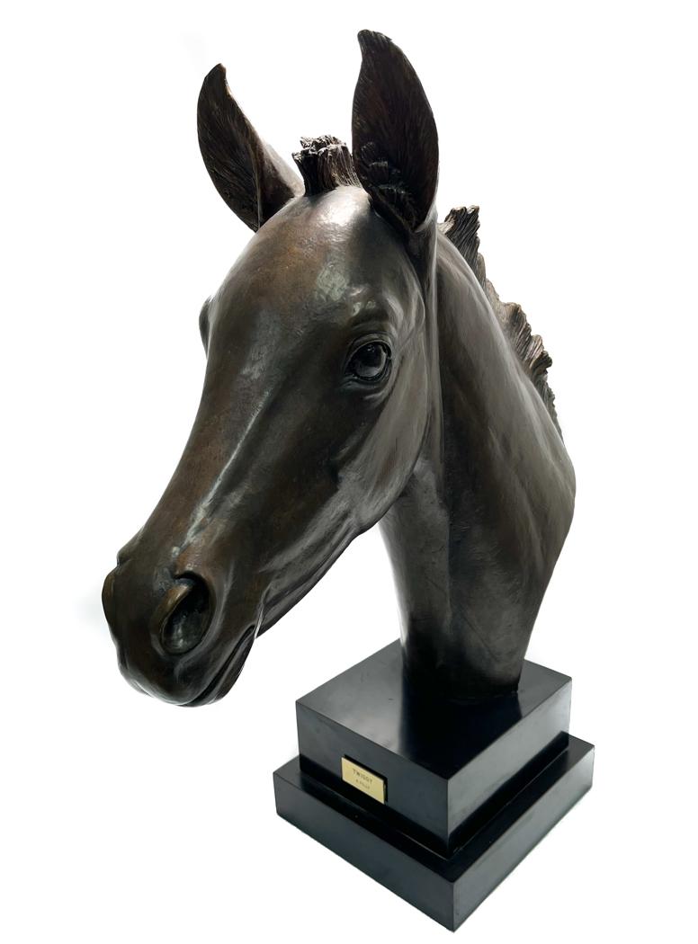 Marilyn Newmark Bronze Clad Horse Sculpture, Twiggy / A Filly (1 of 6)