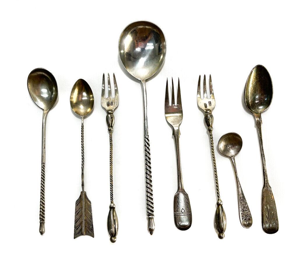 7 German 84 Silver Flatware (1 of 6)