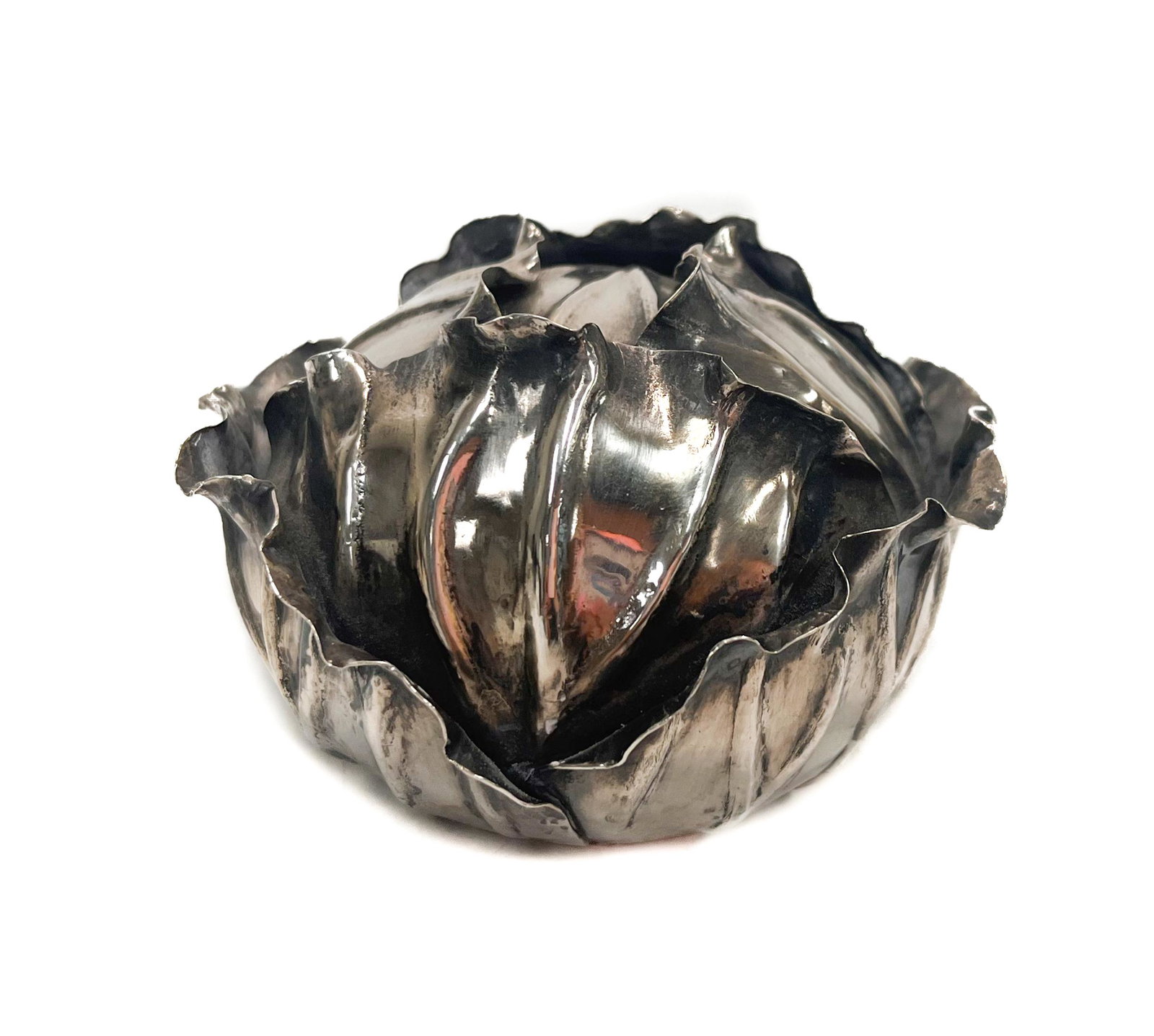 Buccellati Italian 800 Silver Cabbage Table Lighter (1 of 8)