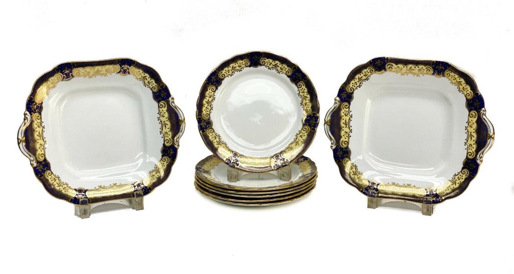 Aynsley Porcelain Partial Dessert Service for 6 (1 of 8)