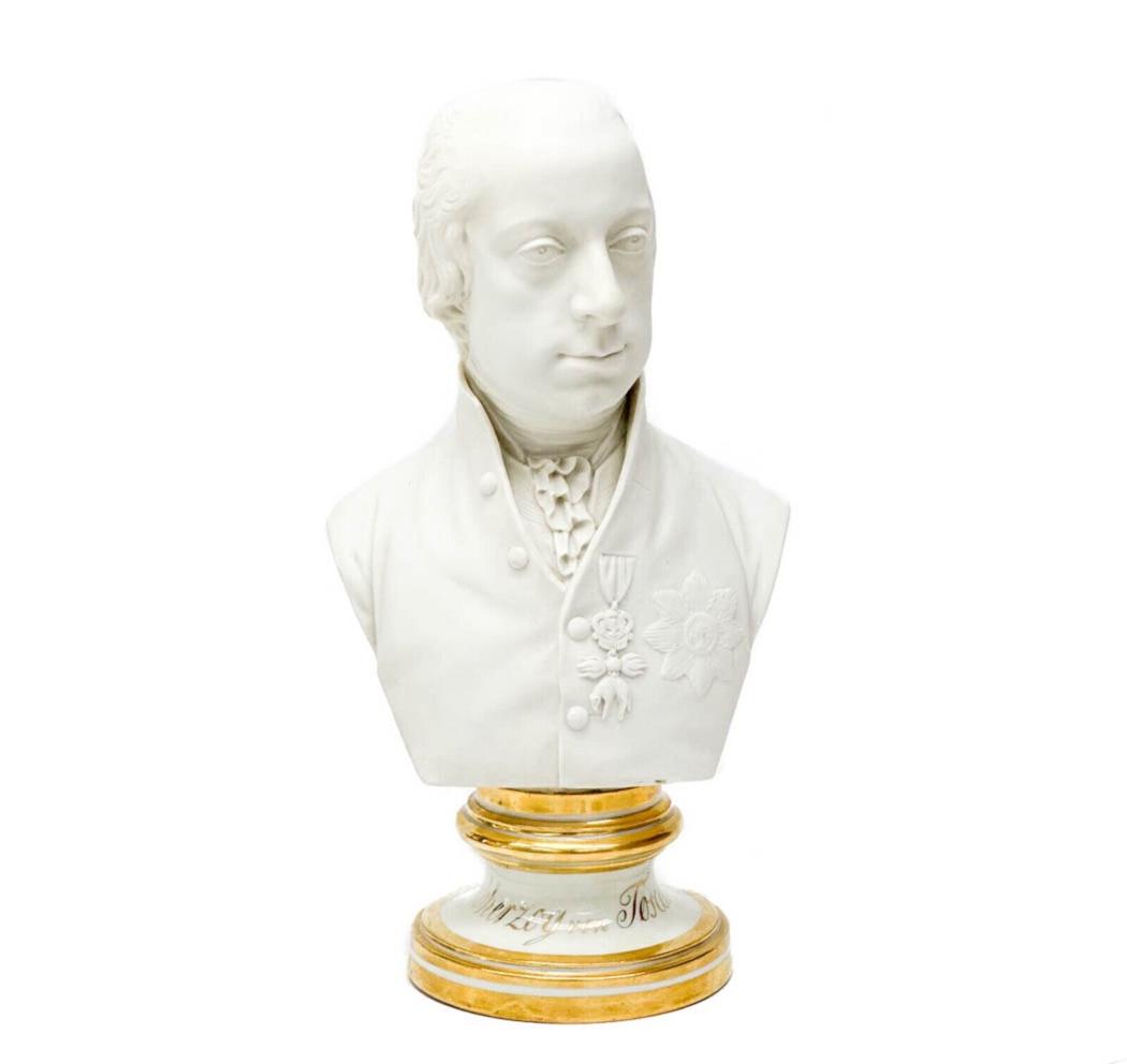 Vienna Biscuit Porcelain Bust Von Toscan 1808 (1 of 9)