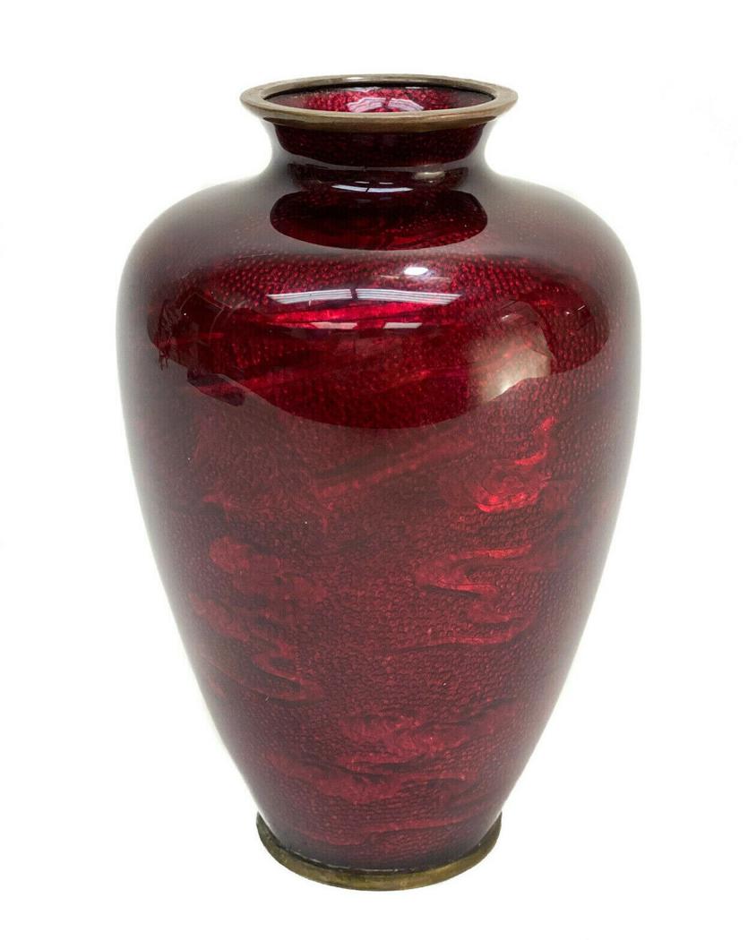 Japanese Cloisonne Enamel l Vase (1 of 7)