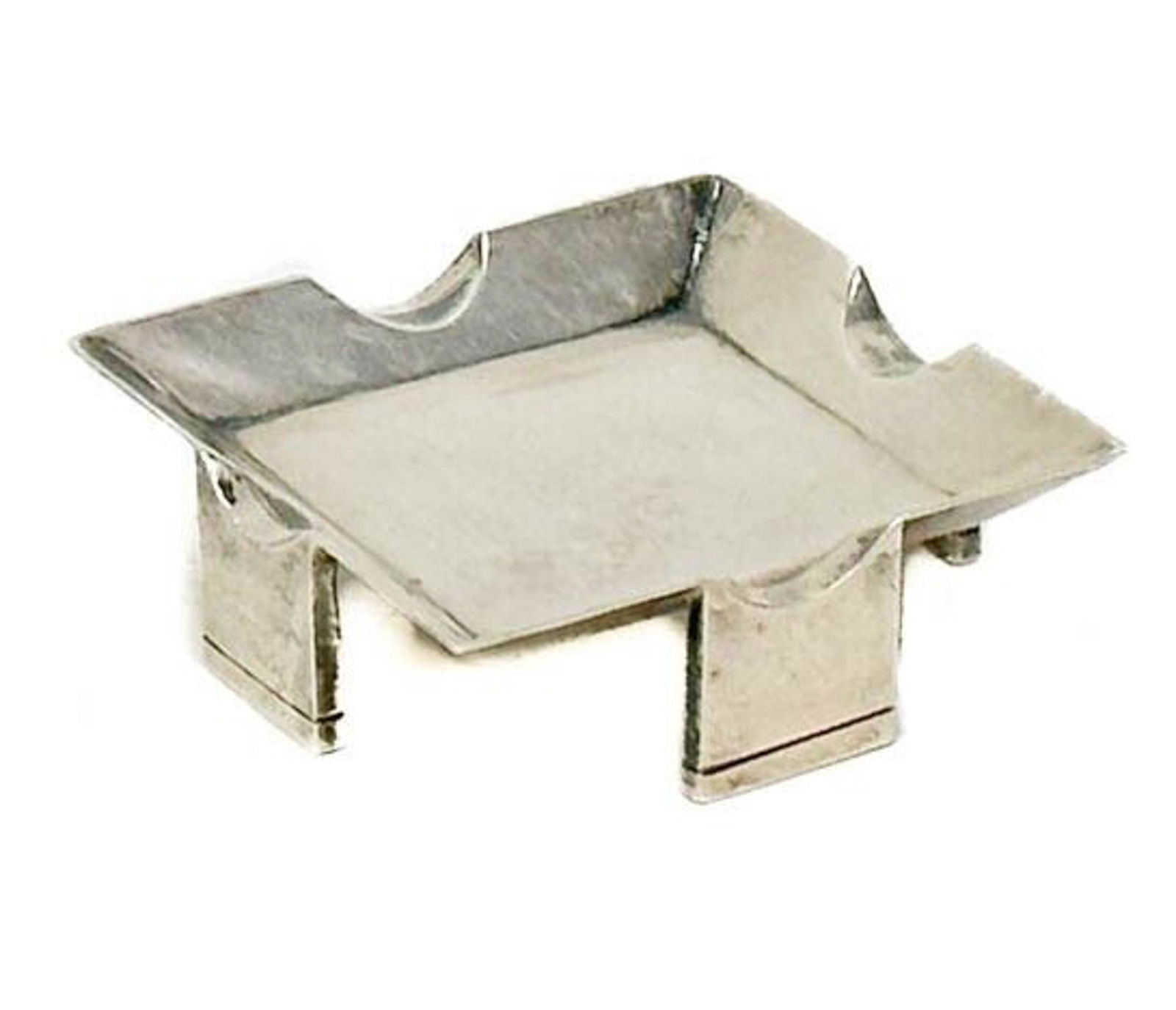 William Spratling Mexico Sterling Silver Four Legged Ash Tray c. 1950 (1 of 6)