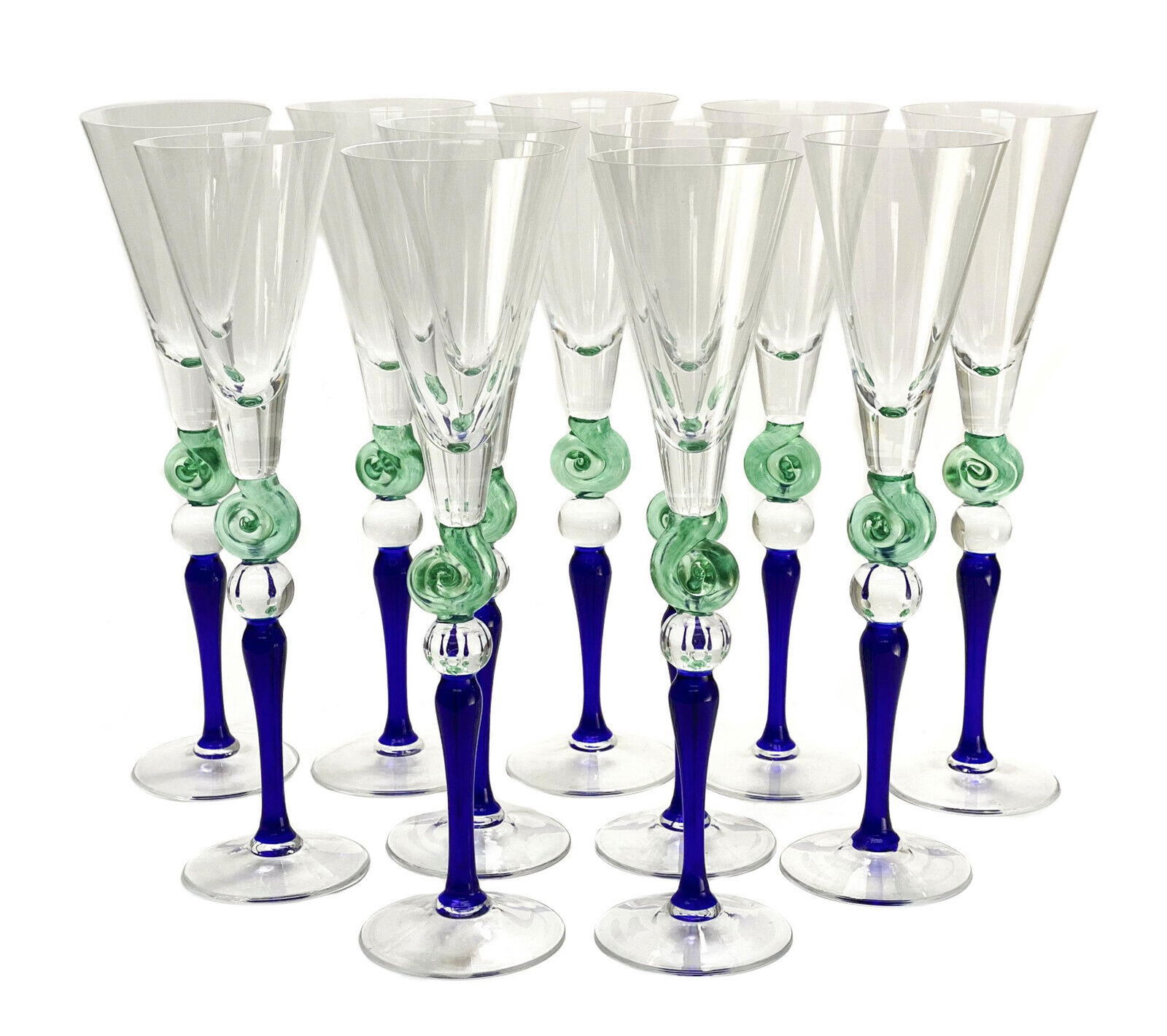11 Continental Snail Escargot Caviar Champagne Flutes (1 of 3)
