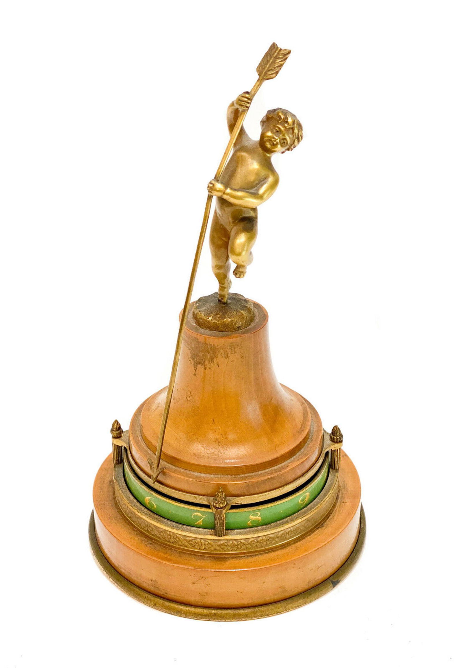 Ateliers Juvenia Gilt Bronze Boxwood Rotary Clock (1 of 5)