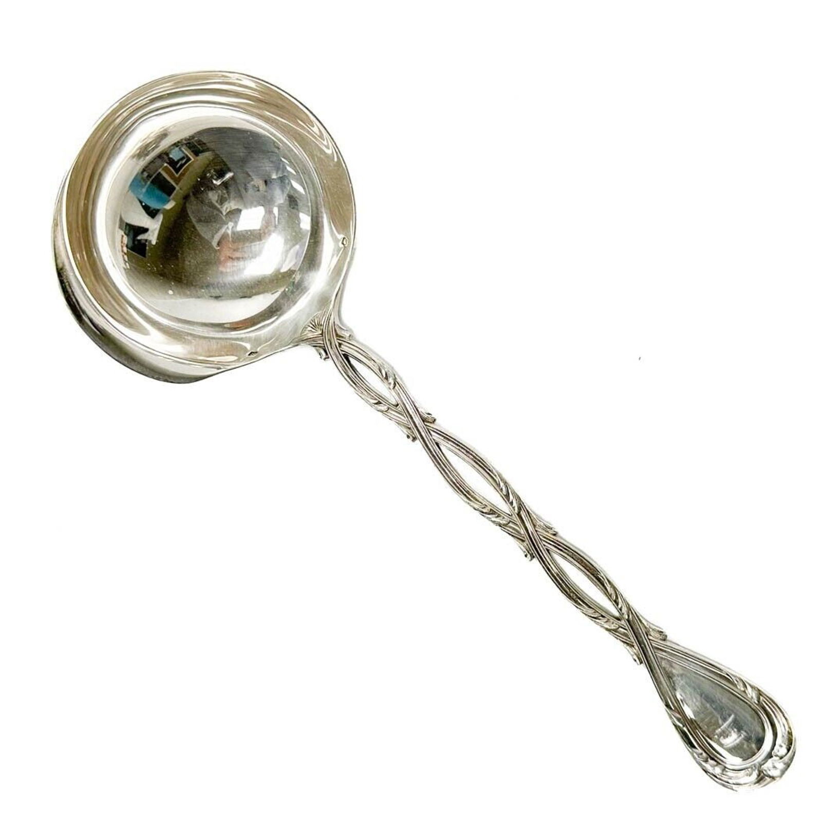 Emile Puiforcat Sterling .950 Silver 9.25 in Soup Ladle in Royal Pattern (1 of 4)