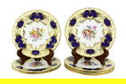 7pc Coalport England Porcelain Salad Plates in Old Coalport Gilt, circa 1930