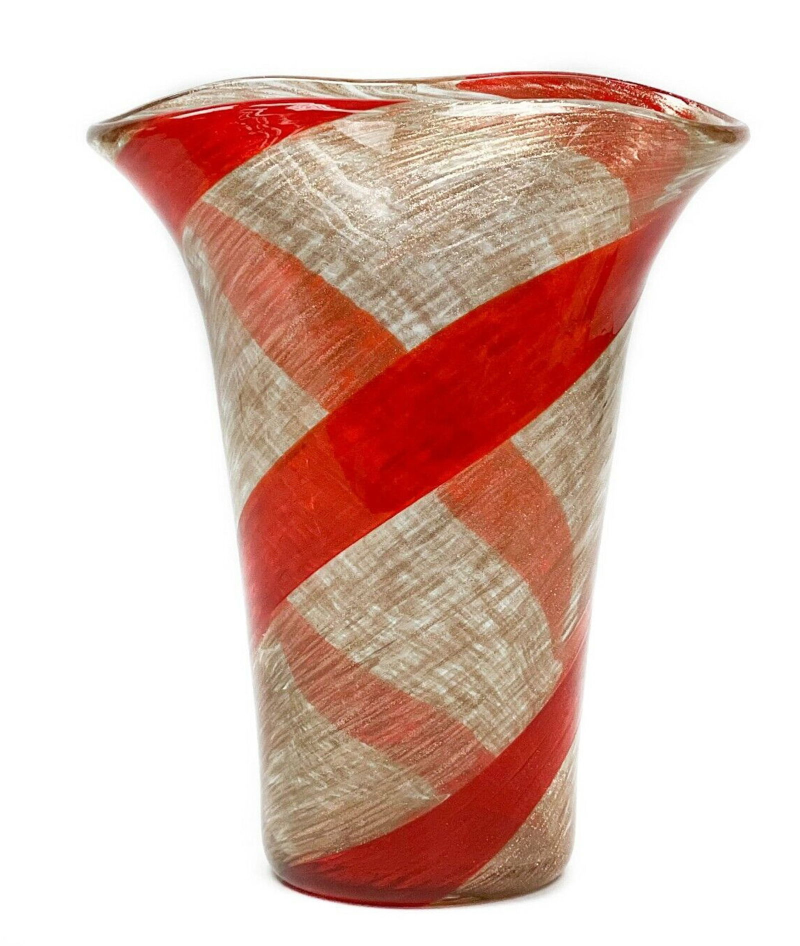 Fratelli Toso Italian Murano Art Glass Vase (1 of 7)