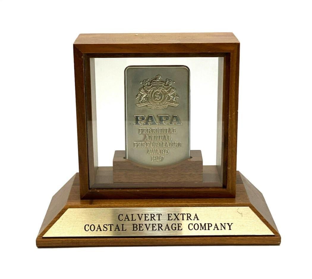 Tiffany Seagram Integrity Sterling Silver Ingot Award (1 of 6)