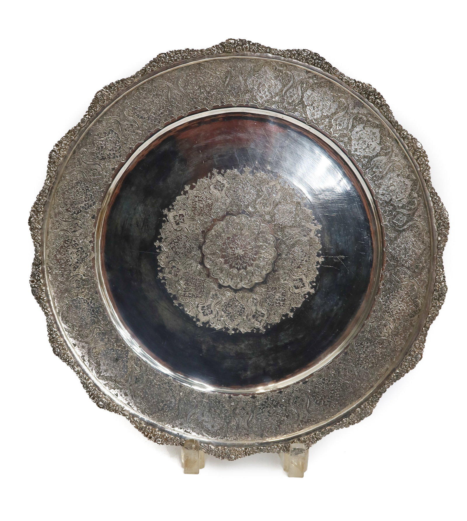 Persian 84 Silver 13 inch Charger (1 of 5)