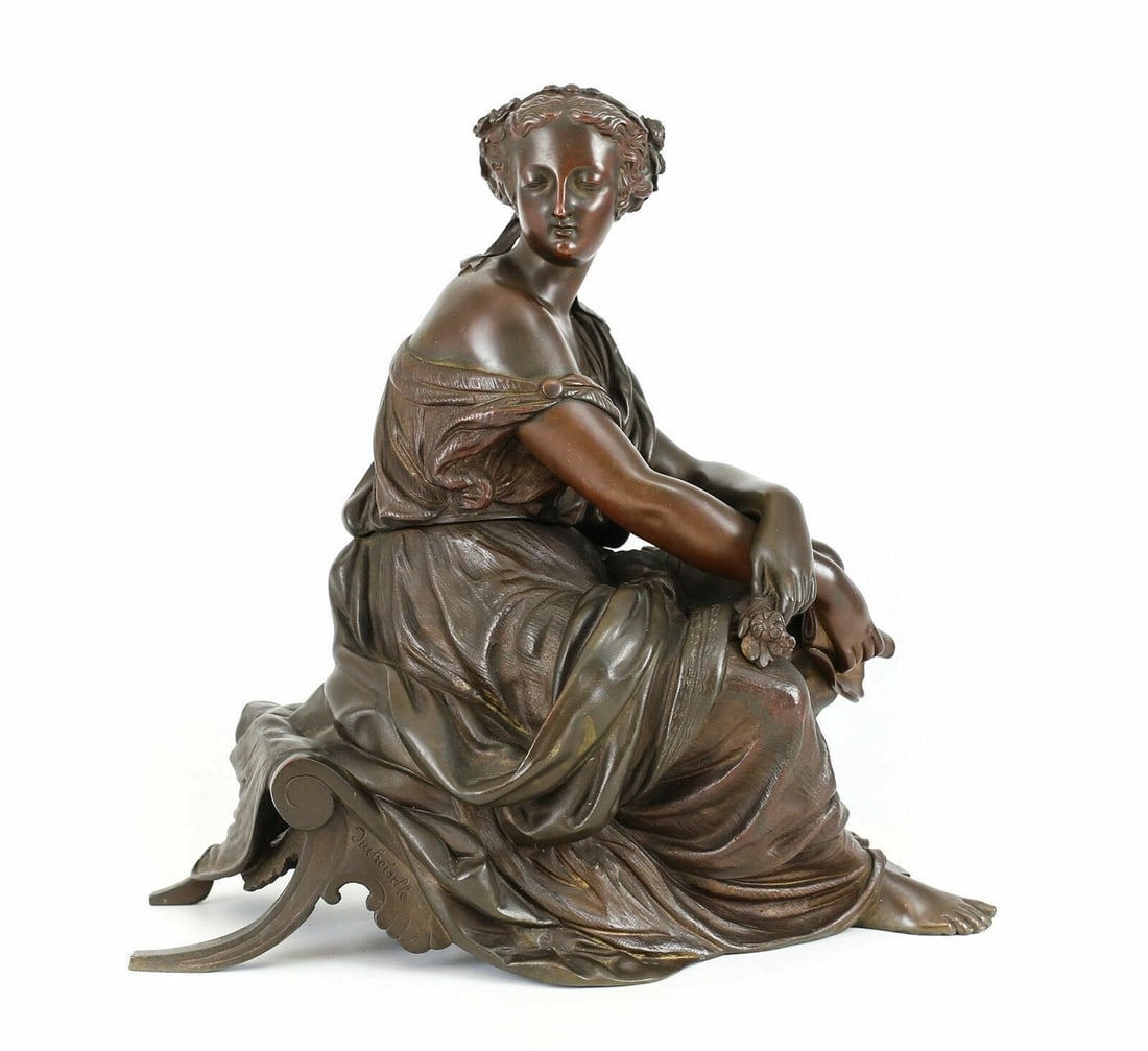 Duchoiselle Bronze French Sculpture Figure, 19th C. (1 of 5)