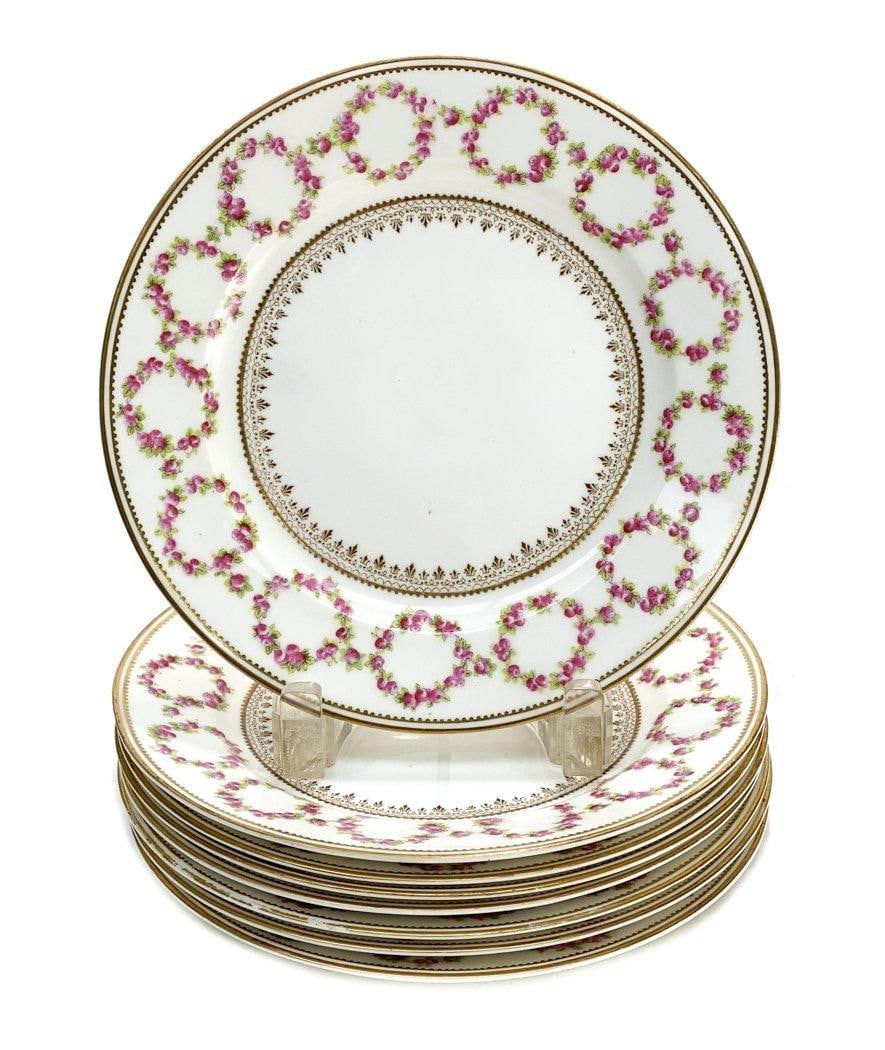 8 George Jones & Sons for Tiffany & Co Dessert Plates (1 of 4)