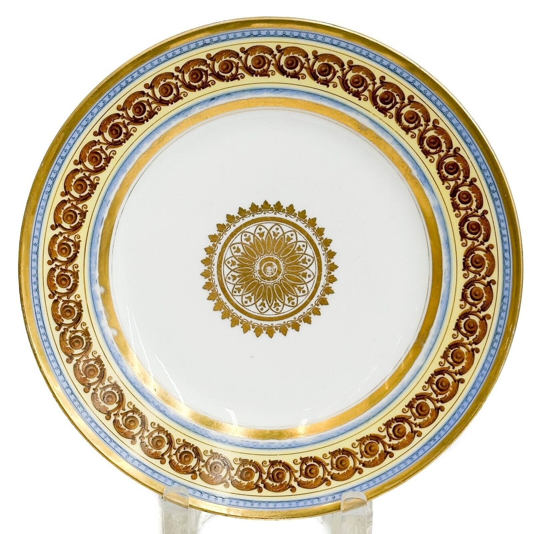 Manufacture de Sevres Hand Painted Porcelain Plate circa 1824 (1 of 5)