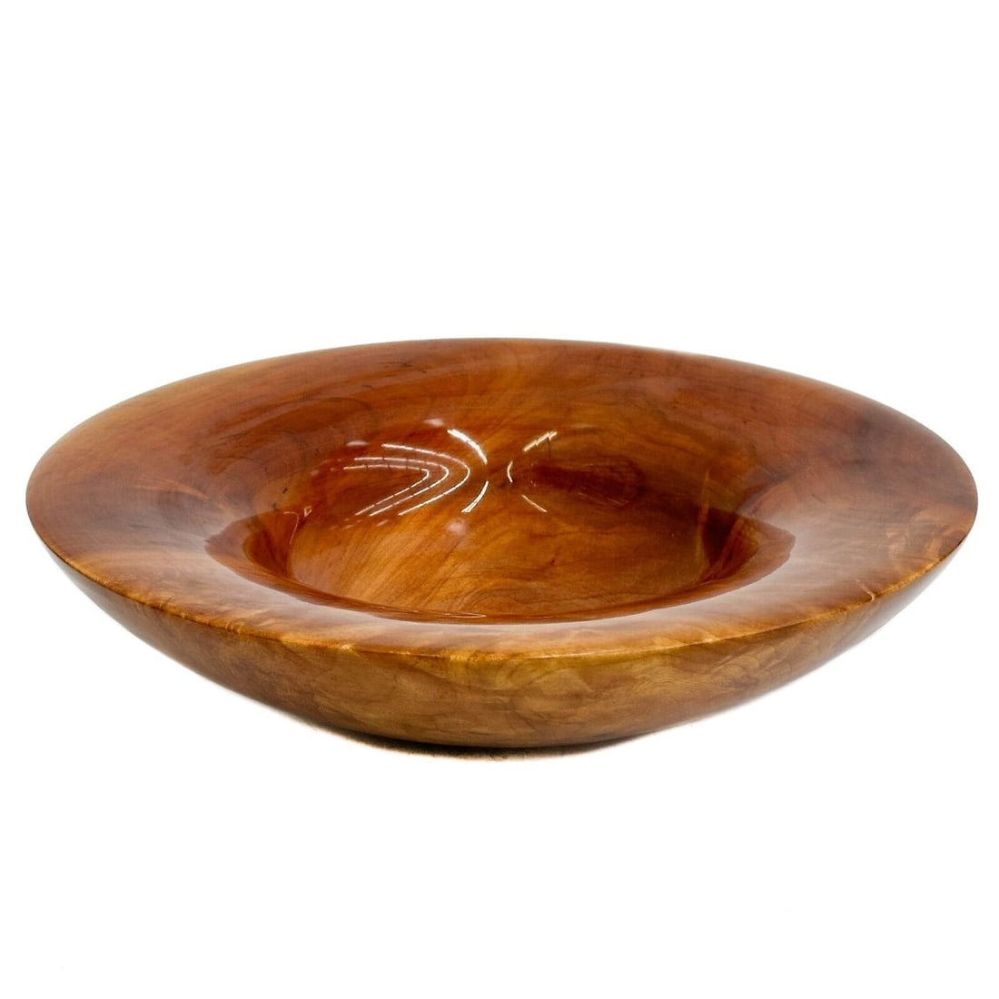 Philip Moulthrop (American b 1947) Wild Cherry Turned Wood Bowl Signed (1 of 4)