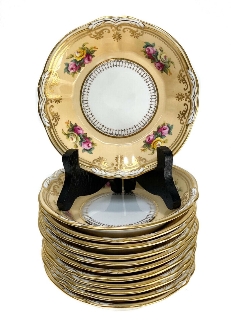 12 Copeland Spode England Porcelain Fruit or Berry Bowls (1 of 5)